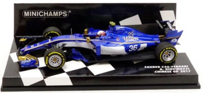 Minichamps Sauber C36 #36 Chinese GP 2017 - Antonio Giovinazzi 1/43 Scale - Image 1 of 4