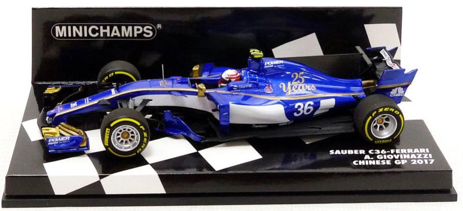 Minichamps Sauber C36 #36 Chinese GP 2017 - Antonio Giovinazzi 1/43 Scale - Image 1 of 4
