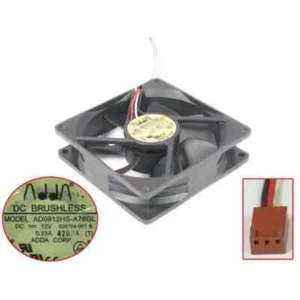 ADDA AD0912HS-A76GL Ventilateur Refroidissement Serveur DC 12V 0.25A 90x90x25mm 3 Fils - Photo 1/2