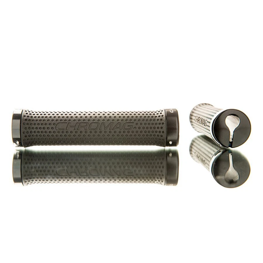 Chromag Basis Lock Grips 142mm Black/Black - Image 1 of 1