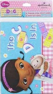 Doc McStuffins Disney Cartoon Doctor Birthday Party Invitations & Thank Yous - Picture 1 of 1