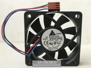 1PCS New Delta AFB0612VHC-F00 Cooling Fan 6015 6CM DC12V 0.36A 3Pin - Picture 1 of 2