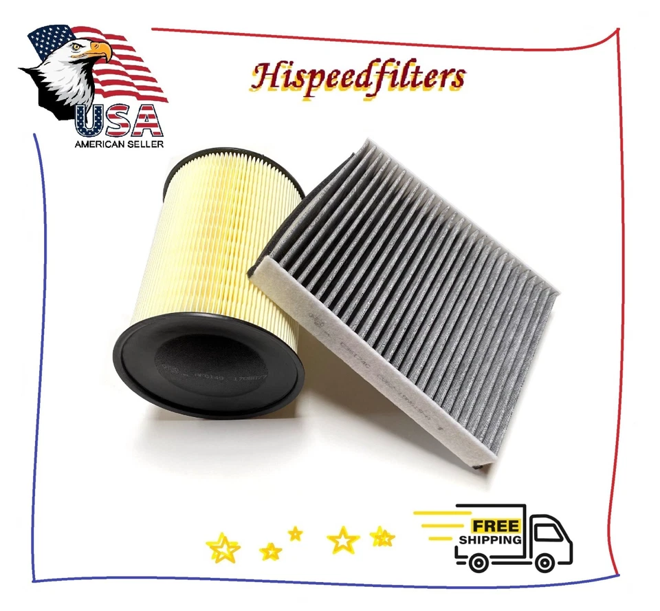 Engine & Carbon Cabin Air Filter for Ford Escape 13-19 Focus 12-18 MKC 15-19 - Image 1 of 1