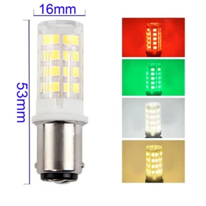 12V 24V 3W BA15D LED Light Bulb Bayonet Double Contact Base Landscape Path Deck - Picture 1 of 12