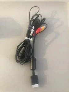 Official Sony Playstation 1 2 3 PS1 PS2 PS3 Audio Video AV Wire Cord! Authentic! - Picture 1 of 12