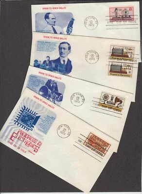 1973 Progress in Electronics Sc 1500 to 1502 C86 FDCs premium Fleetwood cachets - Image 1 of 2