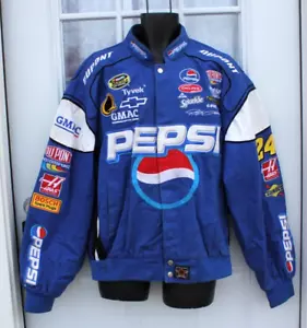 Chase Authentics Racing Jacket 3XL Jeff Gordon Pepsi 24 Nascar Blue Mens Vintage - Picture 1 of 20