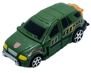 2001 Takara Transformers Robots In Disguise X-Brawn 1:64 3” Action Figure Green - Picture 1 of 9