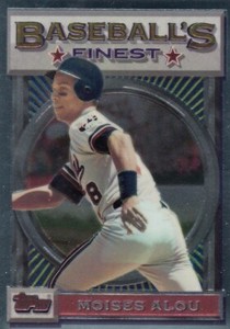 MOISES ALOU FINEST SILVER BASE MONTREAL EXPOS #189 1993 93 TOPPS