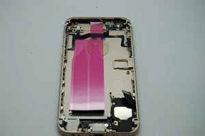 Funda trasera completa, carcasa, GPS, puerto de carga, botones para iPhone 6S dorado - Imagen 1 de 3