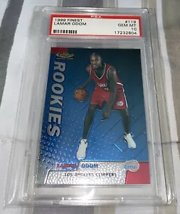 Raro Lamar Odom RC 99/00 Finest Rookie PSA 10 Clippers ๐ - Foto 1 di 3