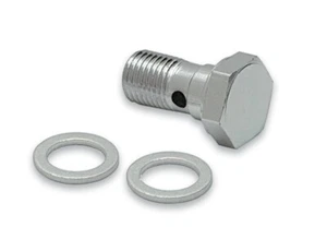 Chrome 3/8 x 24 Brake Banjo Bolt Fitting Fits Harley-Davidson - Picture 1 of 1