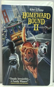 Homeward Bound II: Lost in San Francisco VHS Disney Video Tape Vintage Clamshell - Bild 1 von 8