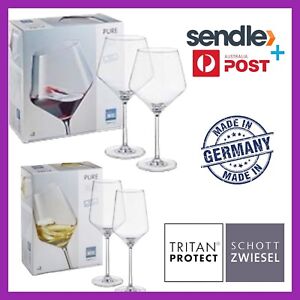 Schott zwiesel Wine Glasses 2 X Red & 2 X White FREE FAST SHIPPING 