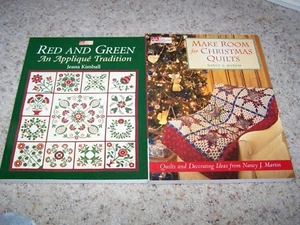 Lot of 2 CHRISTMAS QUILTING BOOKS The Patchwork Place Applique & Patchwork NEW - Bild 1 von 2