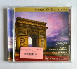 2000 Sounds of Excellence Volume 9 200 Greatest Classics CD ft. Borodin & Grieg - Imagen 1 de 4