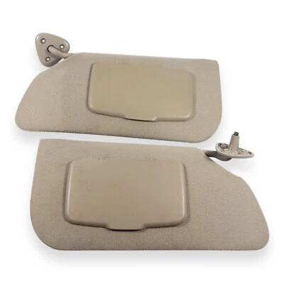 1995-2005 Chevy Cavalier Pontiac Sunfire Driver & Passenger Side Sun Visor Pair - Image 1 of 4