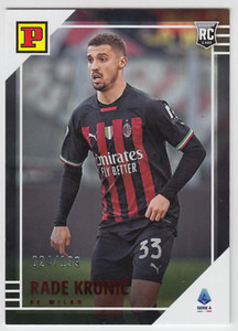2022/23 PANINI CHRONICLES SERIE A RADE KRUNIC ROOKIE RC /199 RED #27 AC MILAN