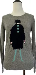 Maglione J.Crew La Parisienne donna francese grigio misto lana merino nuovo - Foto 1 di 7