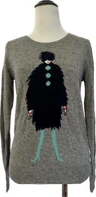 Новый J.Crew La Parisienne французский леди серый свитер мериносовой шерсти смесь - Изображение 1 из 4