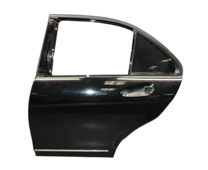 08-14 Mercedes C250 W204 C300 C350 Carcasa de puerta trasera izquierda del lado del conductor negra OEM Foto 1 de 4