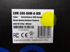 Luma Surveillance 300 Series Dome Analog Camera - Picture 1 of 4