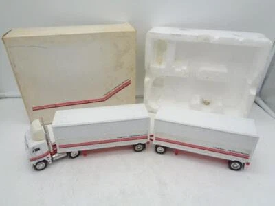 RARE Tonkin FREIGHTLINER Double Tandem Pups Tractor Trailer Truck 1/53 Diecast - Image 1 of 4