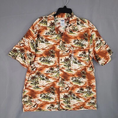 Old Navy Men's Button Up Hawaiian Shiort Short Sleeve Size L - Image 1 of 4