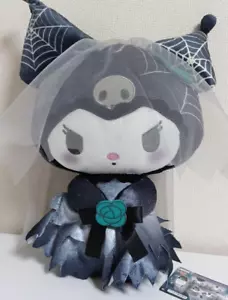 Sanrio Puroland Geist Hochzeit große Plüschpuppe Kuscheltier Kuromi 25 cm FuRyu JP - Bild 1 von 3