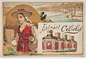 Cibil's Beef Bouillon Extract French Trade Card - 1883 Amsterdam Award - Picture 1 of 2
