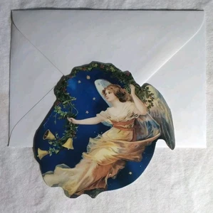 Vintage-Style Die-Cut Christmas Gifted Card Gifted Line John Grossman Collection - Picture 1 of 2