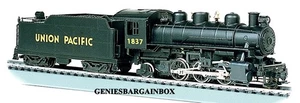 HO BACHMANN UNION PACIFIC 2-6-2 PRAIRIE LOCO CON FUMO #1837 Nuovo con scatola 51510 - Foto 1 di 1