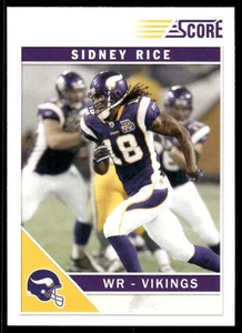 2011 Score #164 Sidney Rice Minnesota Vikings Football Karte - Bild 1 von 2