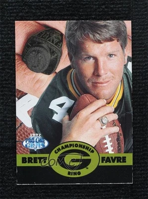 1997 Pro Line Gems Championship Ring /1997 Brett Favre #CR1 HOF - Image 1 of 2