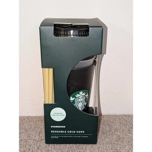 Starbucks Campus Collection Colorado Buffaloes Set di 5 tazze fredde riutilizzabili nuove - Foto 1 di 5