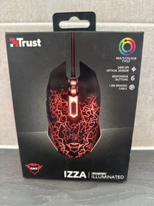 Trust Izza Gaming Mouse GXT105  Illuminated LED Mouse - Picture 1 of 6