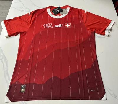 Switzerland “Suisse” Men's National Football Team Jersey (XXL) Retails $95 - Image 1 of 4