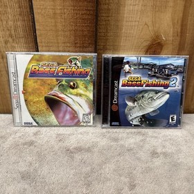 Sega Bass Fishing 1&2 (Sega Dreamcast, 2001) Complete,