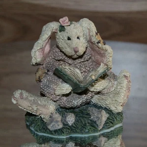 Boyds Bears #2226 "Daphne..Der Leserhase" Gartenbücher, Hase, 1993 EUC - Bild 1 von 12