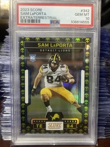 2023 Score Sam Laporte Extraterrestrial #342 PSA Gem Mint 10 RC. Pop 1 - Picture 1 of 4