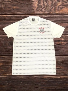 Camiseta Oficial de Fútbol S.C. Corinthians Paulista Brasil Talla XL Blanca - Imagen 1 de 7