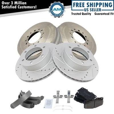 Brake Pad & Rotor,Shoe & Drum Kit Fits 2003-2004 Toyota Tacoma - Image 1 of 4
