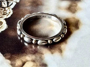 PANDORA Opposites Attract Two Tone Silver 14K Gold Ring 190856 Size 7.5/56 - Picture 1 of 2