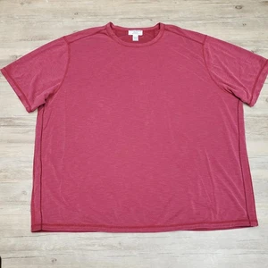 Tommy Bahama Shirt Mens 3XL Big IslandZone Reversible TENCEL CoolMax Crewneck - Picture 1 of 8