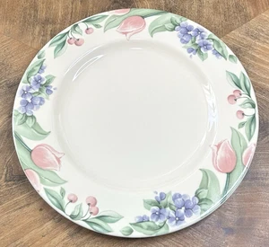 GARTENPARTY 6er Set Speiseteller 10,5" Pfaltzgraff Impressionen Tulpe Kirsche - Bild 1 von 12