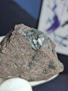 Big 2.2oz Basalt Matrix Isle Royale Greenstone Specimen Michigan Gem Raw Natural - Imagen 1 de 12