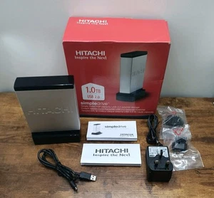 Hitachi 1TB Externe Festplatte mit Netzteil & Datenkabel - Originalverpackt - Bild 1 von 13