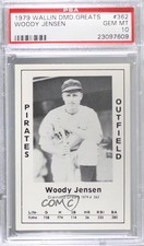 1979 TCMA Diamond Greats Woody Jensen #362 PSA 10 GEM MT