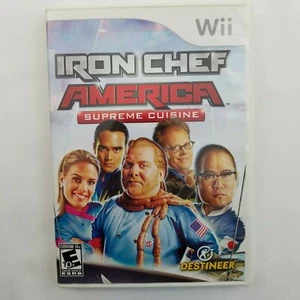 Iron Chef America: Supreme Cuisine (Nintendo Wii, 2008) Completo - Imagen 1 de 3