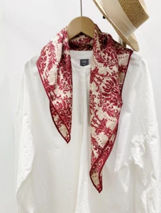 Bufanda envolvente 70 % cachemir 30 % seda estampado oreja de trigo chal estampado doble cara 27"" - Imagen 1 de 7